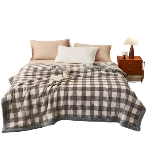 Plaid Throw Blanket - Super Warm with Timeless Pattern