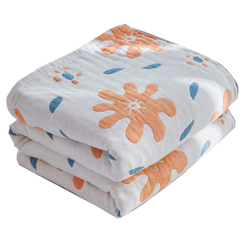Cotton Gauze Quilt - Reversible Sunny Bloom