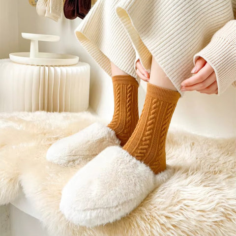 Nordic Cozy Mid-Calf Socks