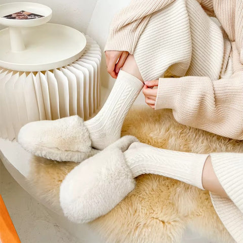 Nordic Cozy Mid-Calf Socks