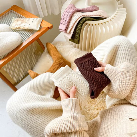 Nordic Cozy Mid-Calf Socks