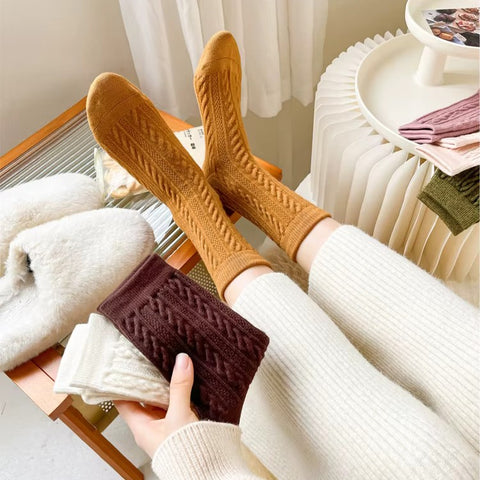 Nordic Cozy Mid-Calf Socks