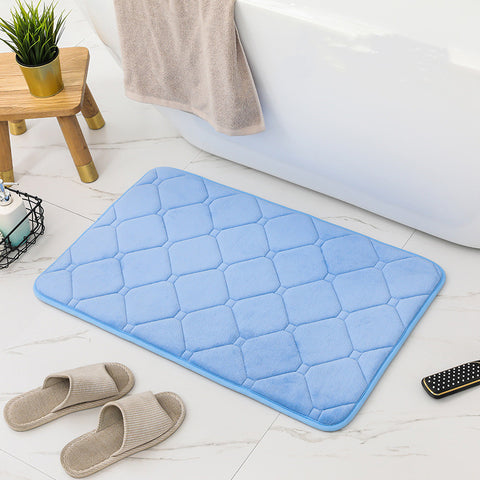 Plush Absorbent Bathroom Mat Non-Slip