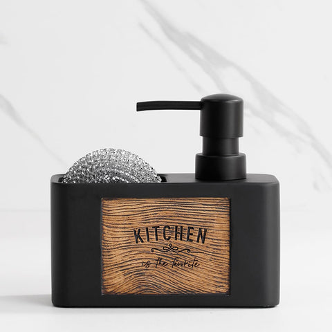Kitchen Soap Dispenser with Sponge Holder