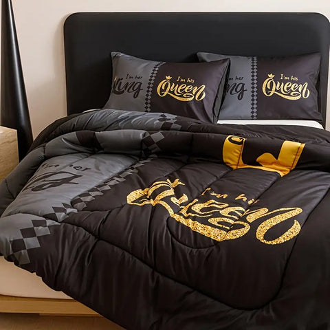 King & Queen Duvet Cover Bedding Set