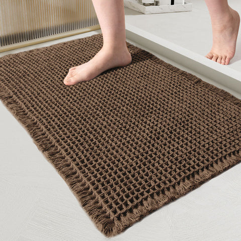 Waffle Weave Bathroom Mat