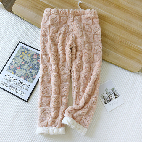 Cozy Fleece Maternity Pajama Pants