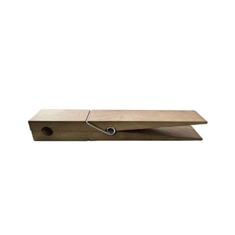 Modern Towel Holder - Rustic Wooden Clothespin