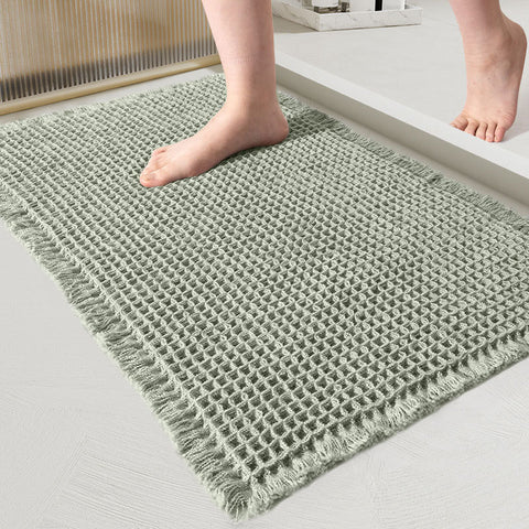 Waffle Weave Bathroom Mat