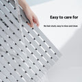Flexible and easy-to-clean TPE shower mat for bathroom floors