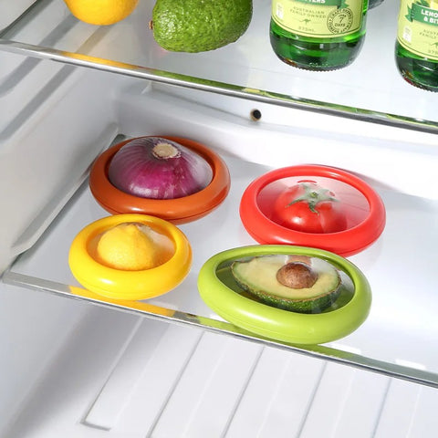 Assorted food pods inside refrigerator