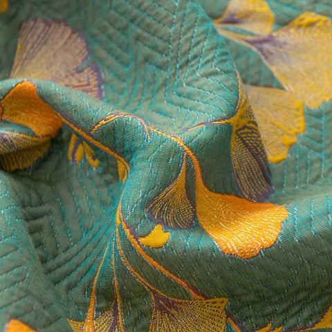 Golden Dusk Ginkgo Quilt Bedding Set