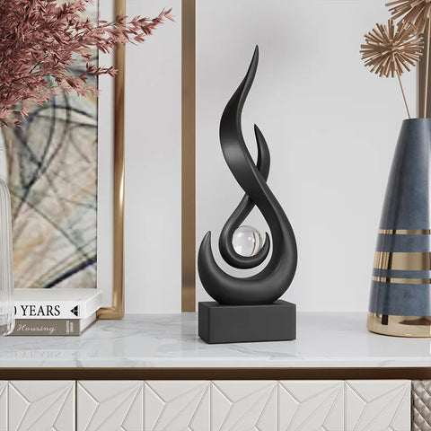 Flame & Crystal Ornament