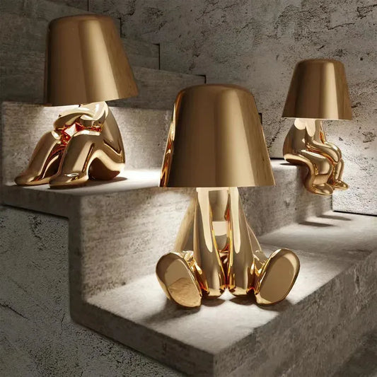 ARTISAN GOLDEN LIGHT SCULPTURES