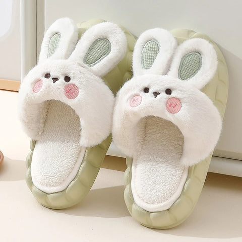 Women's Bunny Ear Slippers - Detachable