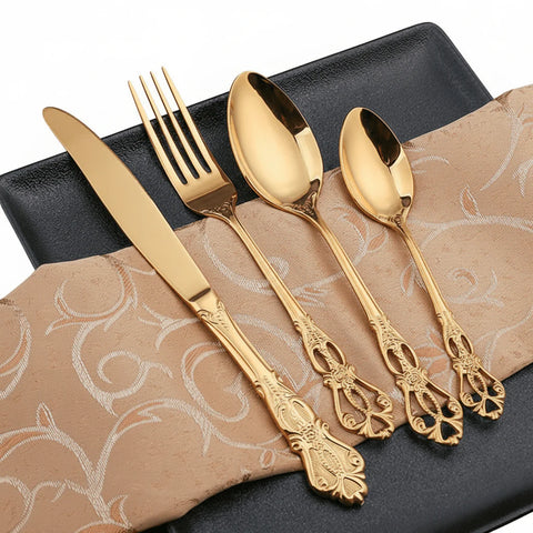 Elegant Stainless Steel Cutlery Set for the Kitchen