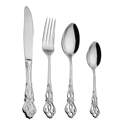 Elegant Stainless Steel Cutlery Set for the Kitchen