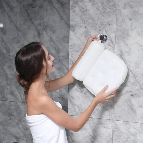 Luxury Bath Pillow with Suction Cups
