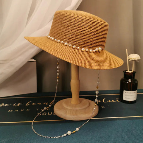 Élodie Pearl Straw Hat