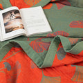 Magazine on soft ginkgo cotton quilt for lifestyle feel