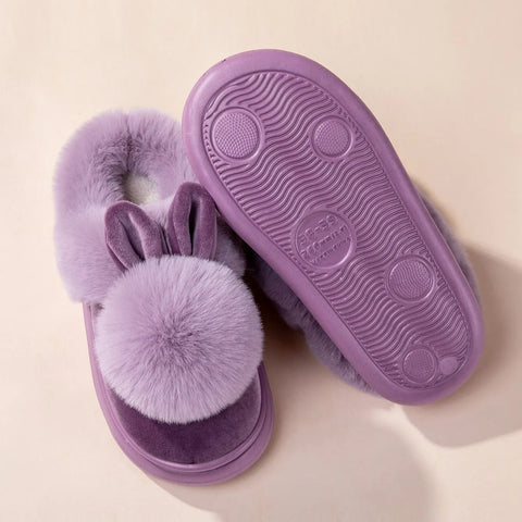 Cozy Plush Rabbit Slippers