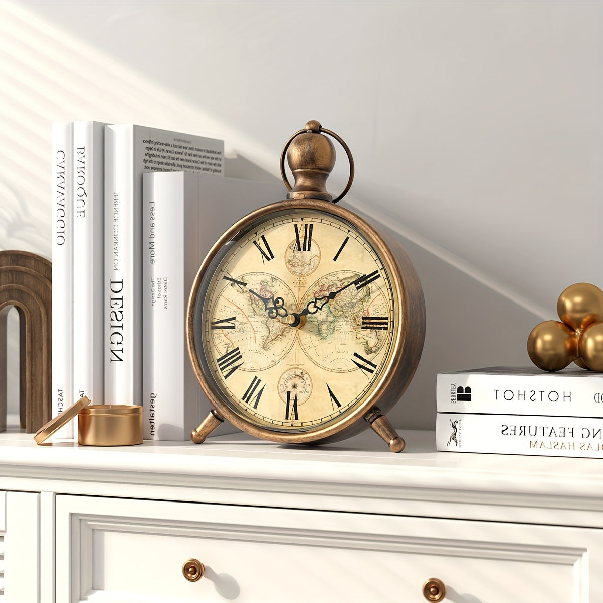 WORLDTIME VINTAGE DESK CLOCK