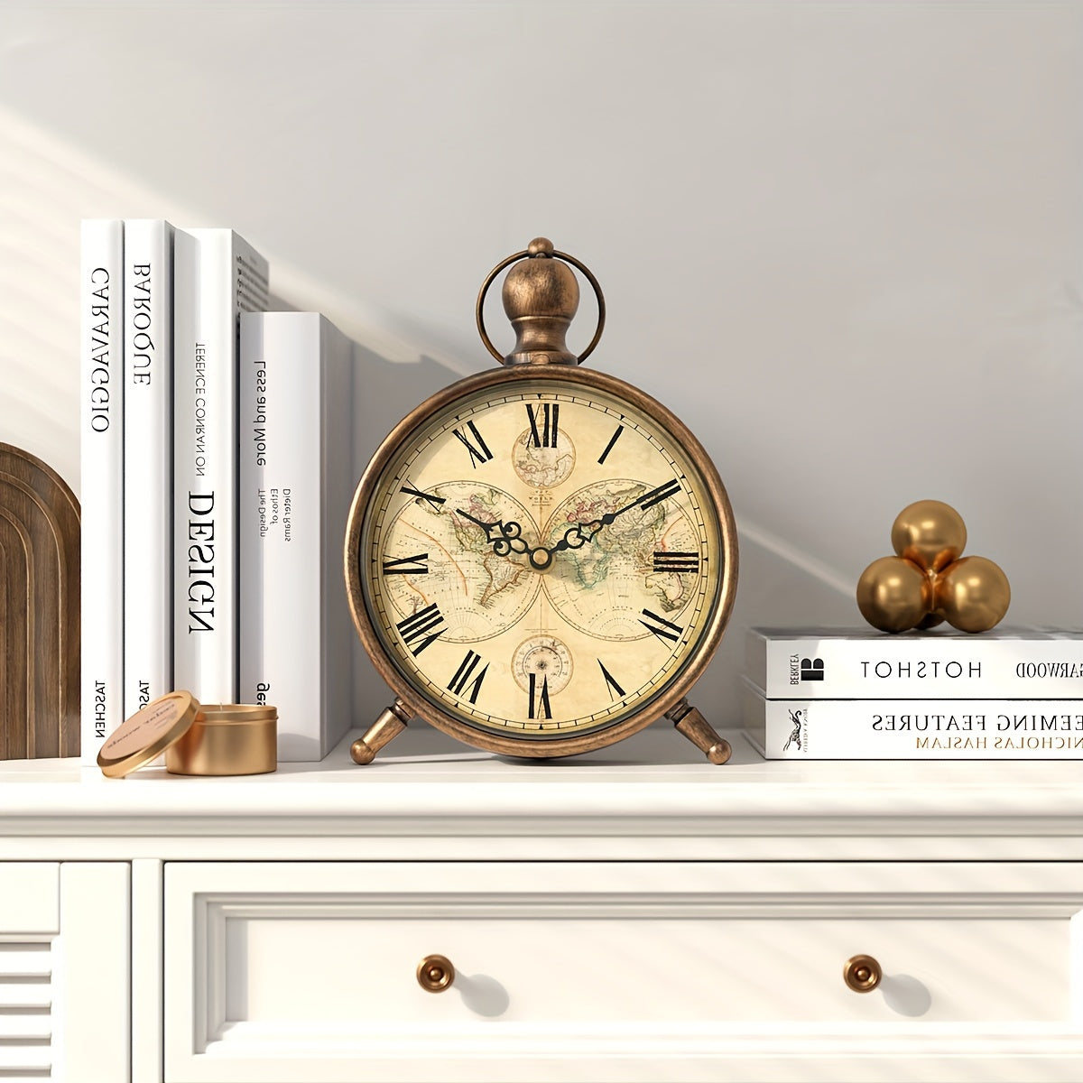 WORLDTIME VINTAGE DESK CLOCK