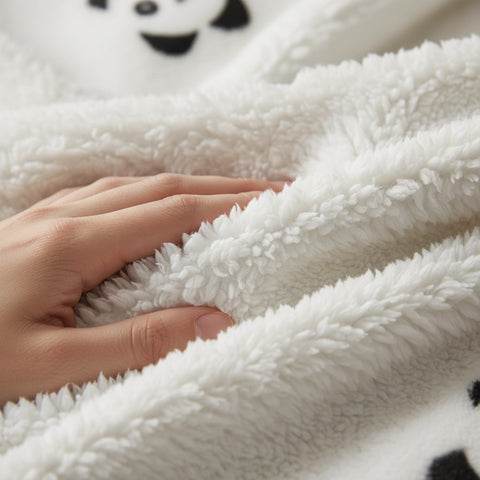 Animal Print Hooded Blanket