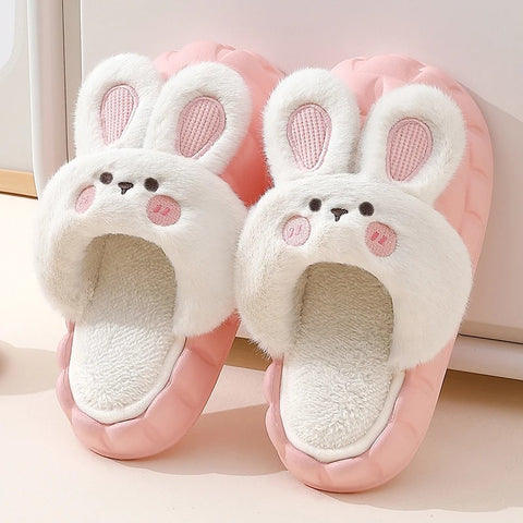 Women's Bunny Ear Slippers - Detachable