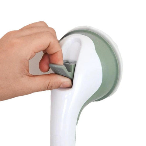Portable bathtub grab bar with non-slip surface for elderly support

