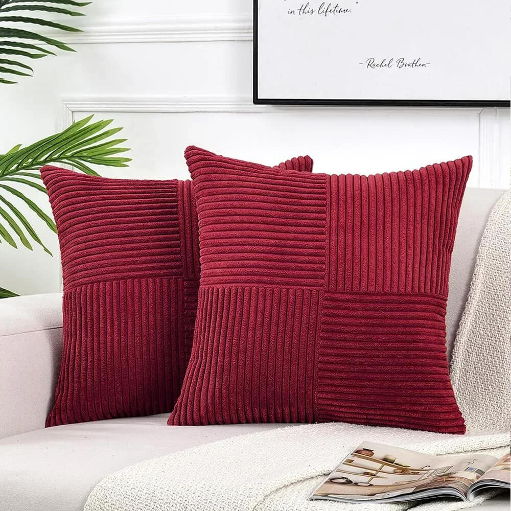 PLUSHGRID PILLOW COVERS (Set of 2)