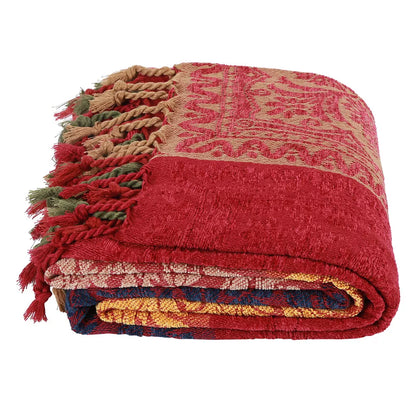 BAHAR MOSAIC CHENILLE THROW BLANKET