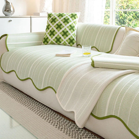 Herringbone Textured Sofa / Couch Cover