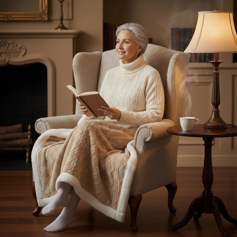 Sherpa Fleece Throw Blanket