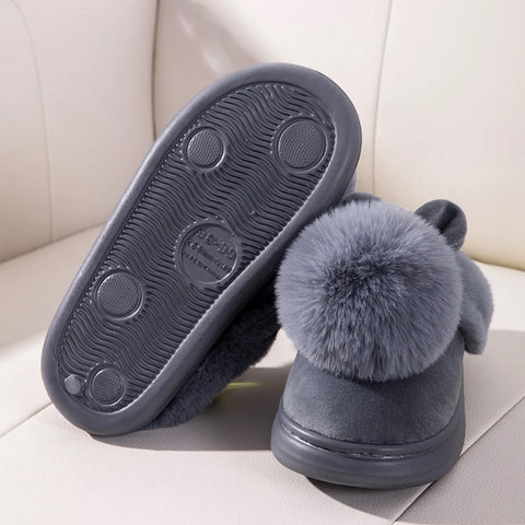 Cozy Plush Rabbit Slippers