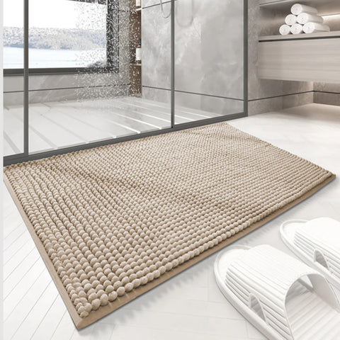 Super Absorbent Chenille Bathroom Mat