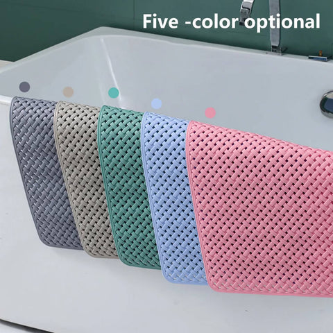 Waterproof Shower Mats in 5 Colors – Anti-Slip Bathtub Floor Mats with Drainage Holes