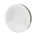 Close-up of suction cup lock mechanism on bathroom support bar

