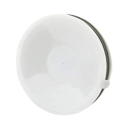 Close-up of suction cup lock mechanism on bathroom support bar

