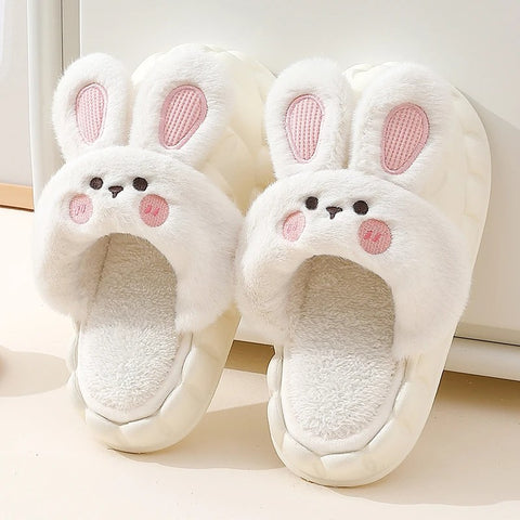 Women's Bunny Ear Slippers - Detachable