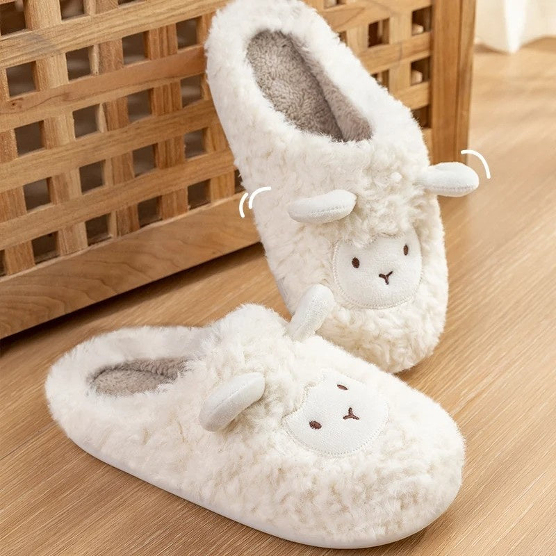 YUKI PLUSH SHEEP SLIPPERS