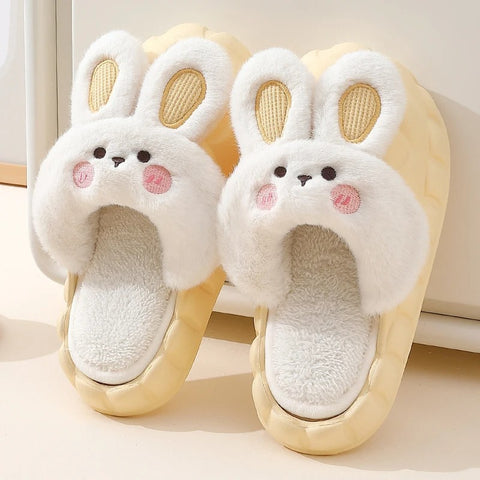 Women's Bunny Ear Slippers - Detachable